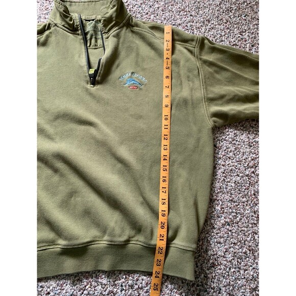 Tommy Bahama Quarter Zip Pullover Sweatshirt - Picture 6 of 8